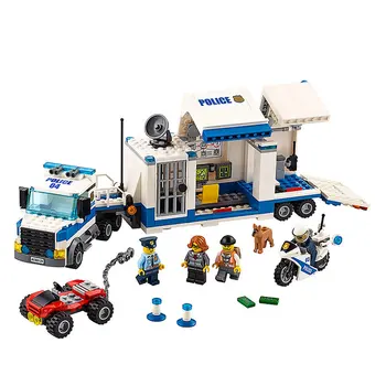 

The Mobile Command Center Building Blocks With Action Figures Compatible City Series 60139 Bricks Set Toys For Children Gifts