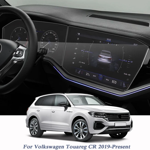 Car Styling For Volkswagen Touareg CR 2019-Present GPS Navigation Screen Film Dashboard Display Screen Film Interior Sticker 1
