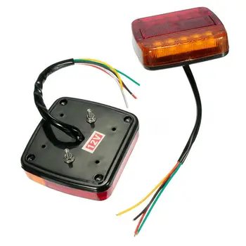 

12V LED tail lights AS+ABS Shock Resistant Brake Accessories Turn Signal Truck Replacement