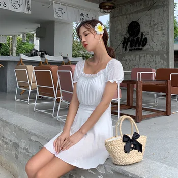 

Swimwear Woman Swimsuit With Shorts For Women Fused Push Up Beachwear One Piece Swimsuits Skirt Web Super Xianyou Print