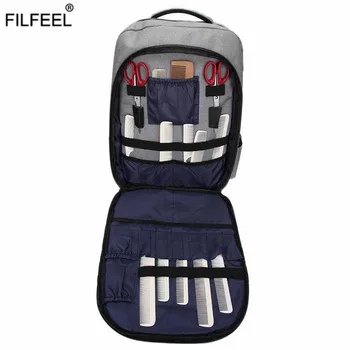 

Large Capacity Storage Outdoor Travel Backpack Hairdressing Clipper Tool Bag Cosmetic Organizer Barber Hair Accessories