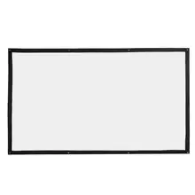Curtain Foldable Projection-Screen for Indoor And Outdoor-Use 16:9/4:3 100-Inches
