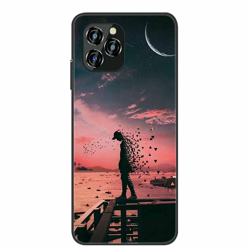 Black Bumper Silicone Phone Case - Soft TPU Cover & Protective Back Shell