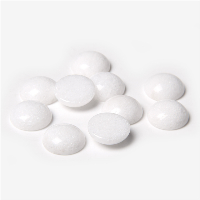 Round Natural Stone Cabochon Jewelry Making Finding Gem Agates Rings Crystal Cabochon Accessories DIY Handmade Wholesale