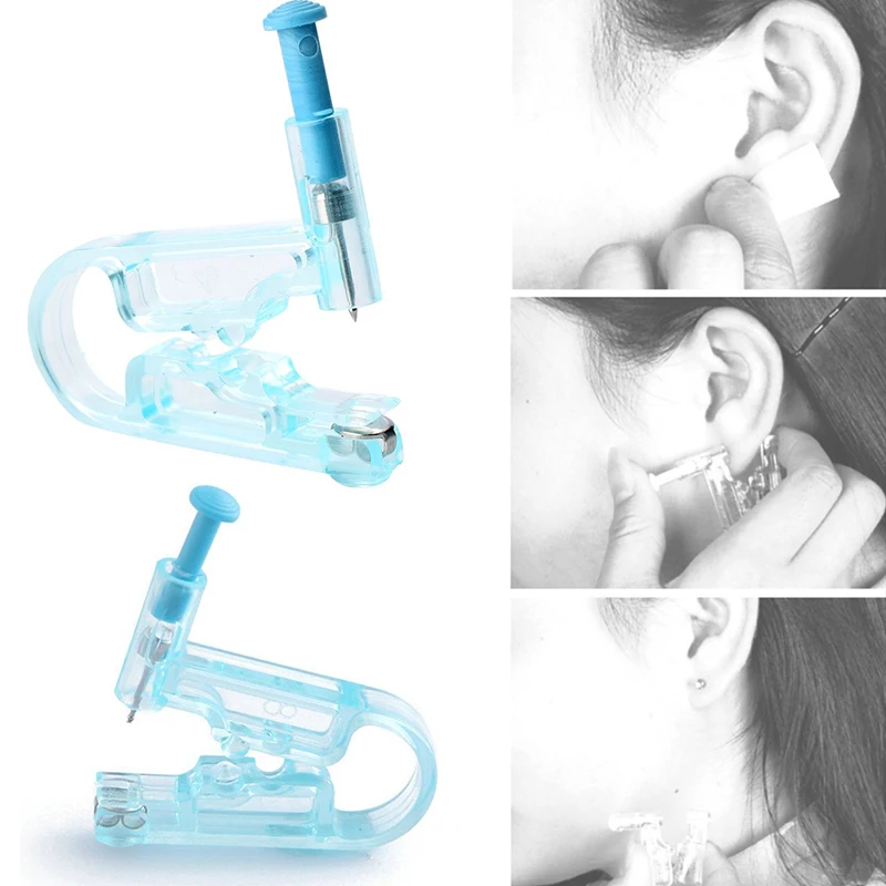 

Safe Disposable Sterile Sterile Piercer Painless Ear and Nose Piercing Tool Piercing gun kit without alcohol pad Beauty tool