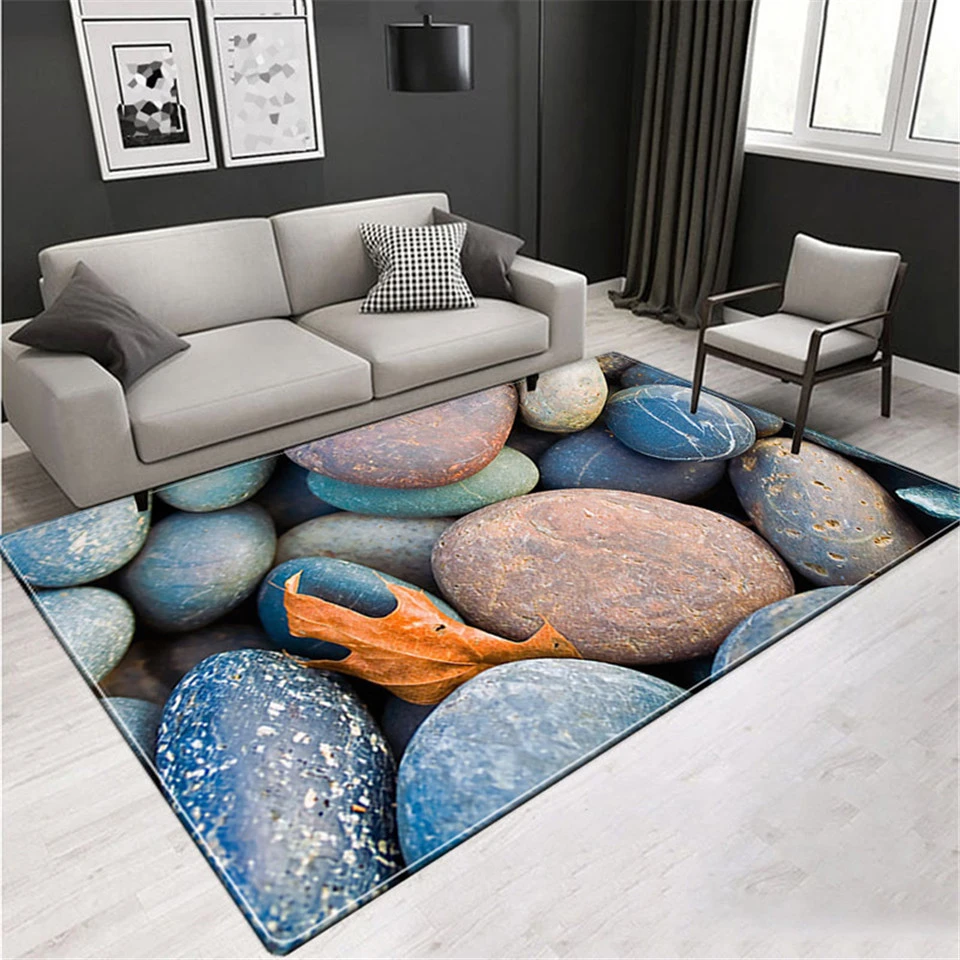 3D Stone Printed Rug Large Living Room Thicken Washable Anti-slip Carpet Home Entrance Hall Room Decor Cosiness Carpet 3D Stone Printed Rug Large Living Room Thicken Washable Anti-slip Carpet Home Entrance Hall Room Decor Cosiness Carpet