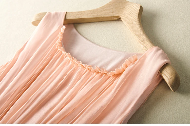 Zomerjurk Vrouwen 100% Echte Zijde Jurken Elegante Mouwloze Lange Vestido Vrouwelijke Strand Avondfeest Ropa Mujer Jurk 755 Zomerjurk Vrouwen 100% Echte Zijde Jurken Elegante Mouwloze Lange Vestido Vrouwelijke Strand Avondfeest Ropa Mujer Jurk 755