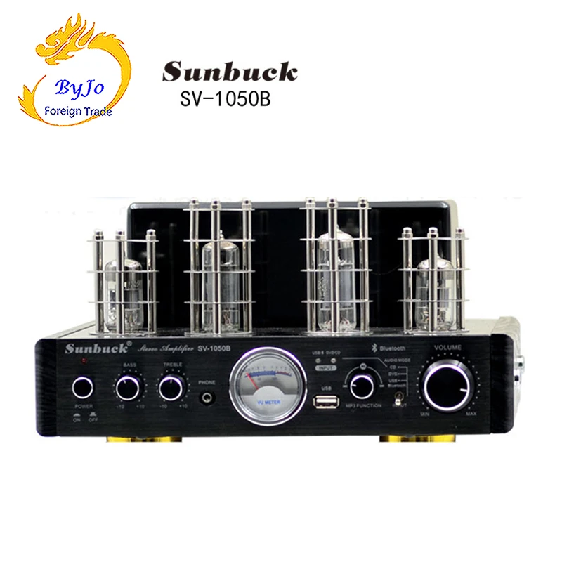 Sunbuck SV 1050B HIFI аудио стерео усилитель 6P15 вакуумная трубка 2 канала 25 Вт * Bluetooth