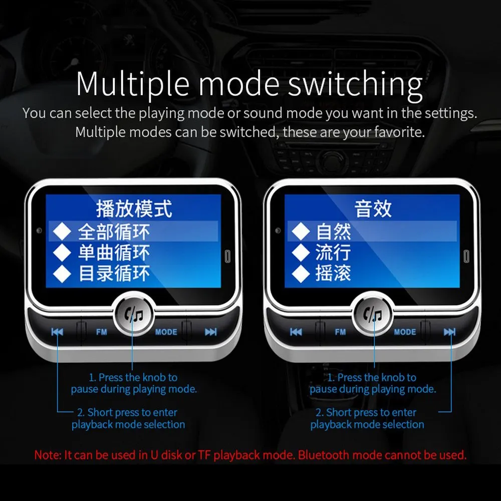 12 V 24 Автомобильный Bluetooth MP3 плеер Hands free Телефон fm передатчик автомобильное