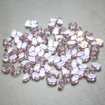 

6.5x3.5mm New arrival fashion flat oval shape crystal glass beads fashion DIY jewelry Beads 200pcs