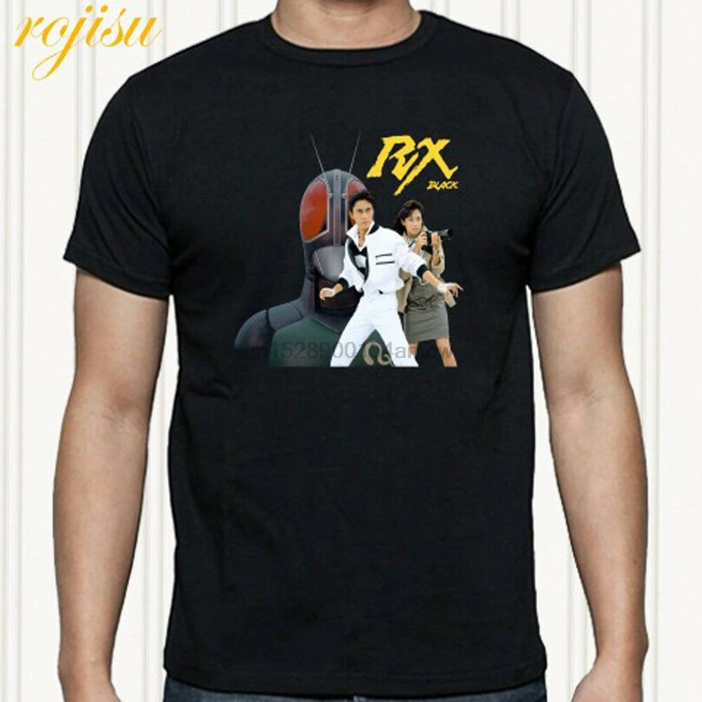 Ka men Rider Masked RX 80 Мужская Черная Футболка размер S до 3XL|Футболки| |