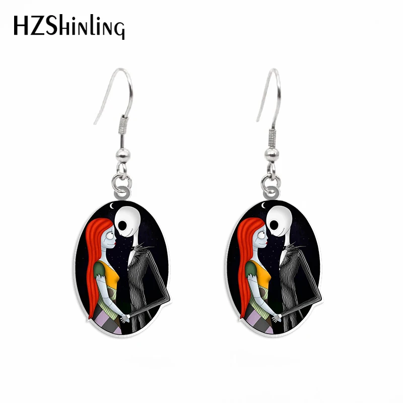 Акриловые серьги Крючки Jack and sally The nightness перед рождеством висячие подвески
