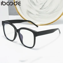iboode Oversized Anti Blue Ray Glasses Retro Women Men Computer Protection Optical Spectacle Transparent Myopia Eyeglasses Frame