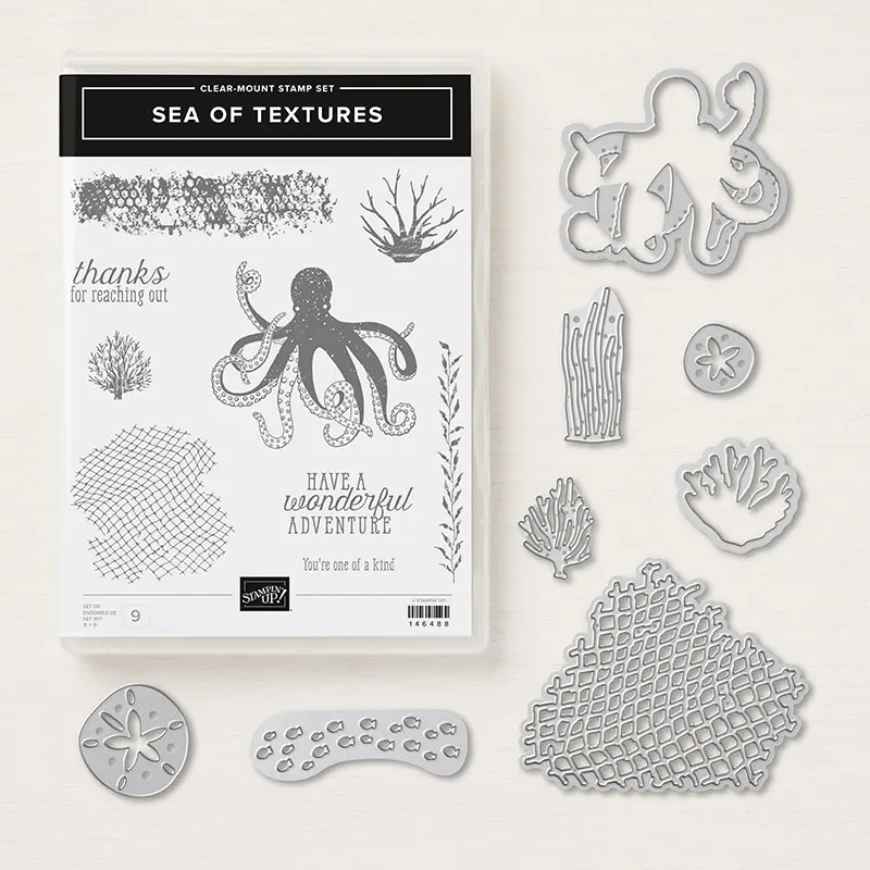 

SEA OF TEXTURE Metal Cutting Dies and Stamps Stencils Dies for DIY Craft Projects Scrapbooking Embossing Paper Album CUT DIES
