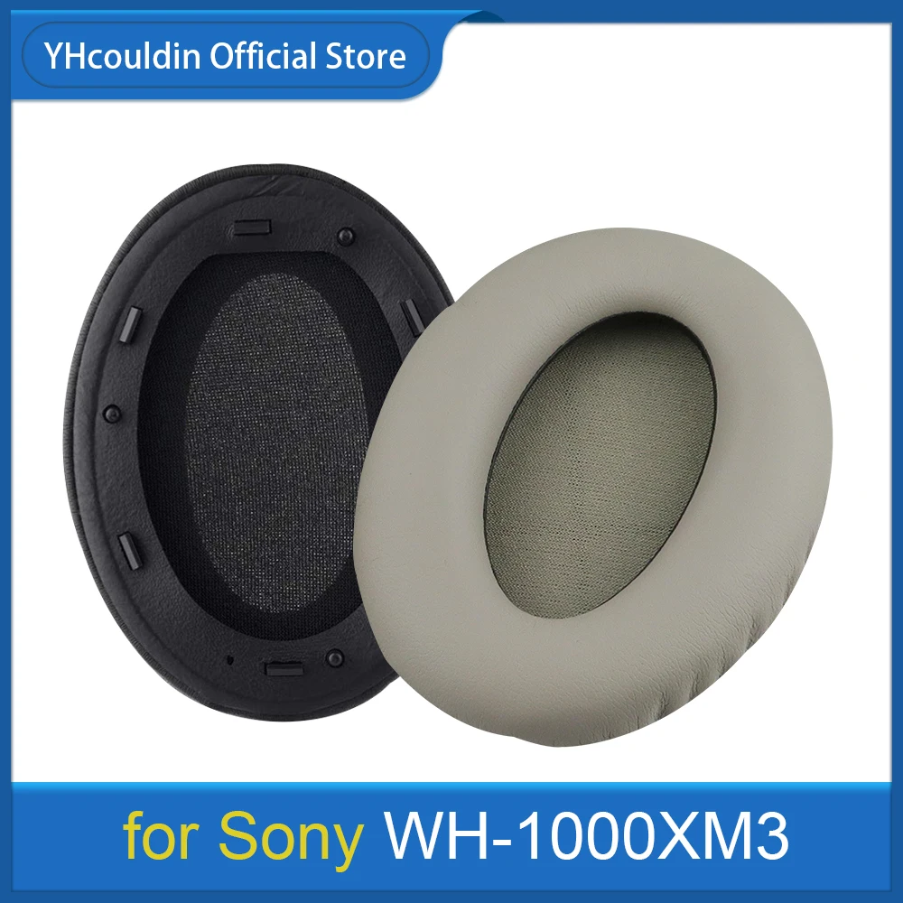 YHcouldin Ear Pads for Sony WH 1000XM3 Headphones WH 1000XM3 Earpads Earmuff Cover Cushions Replacement Cups Pillow Sleeve