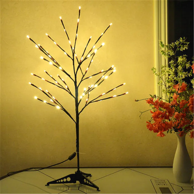  80cm Mini Small Christmas Tree Light Tree Plugging In Lights Led Color Of Macaron Living Room Bedro - 4000313765809