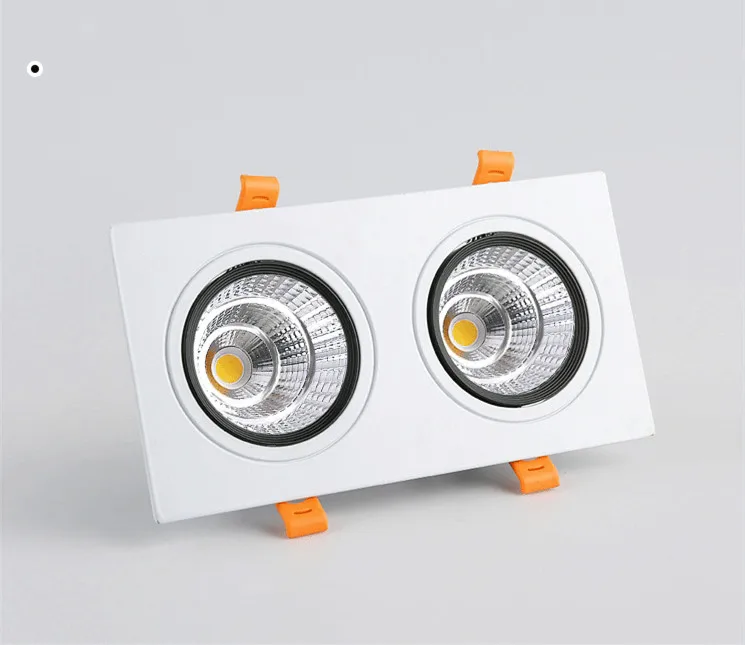 嵌入式led格栅灯_方形双头射灯天花led7w12w20w30w厂家直销---阿里巴巴_20