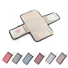 Tapis à langer imperméable portable pour bébé, accessoire de voyage pour le changement des couches
