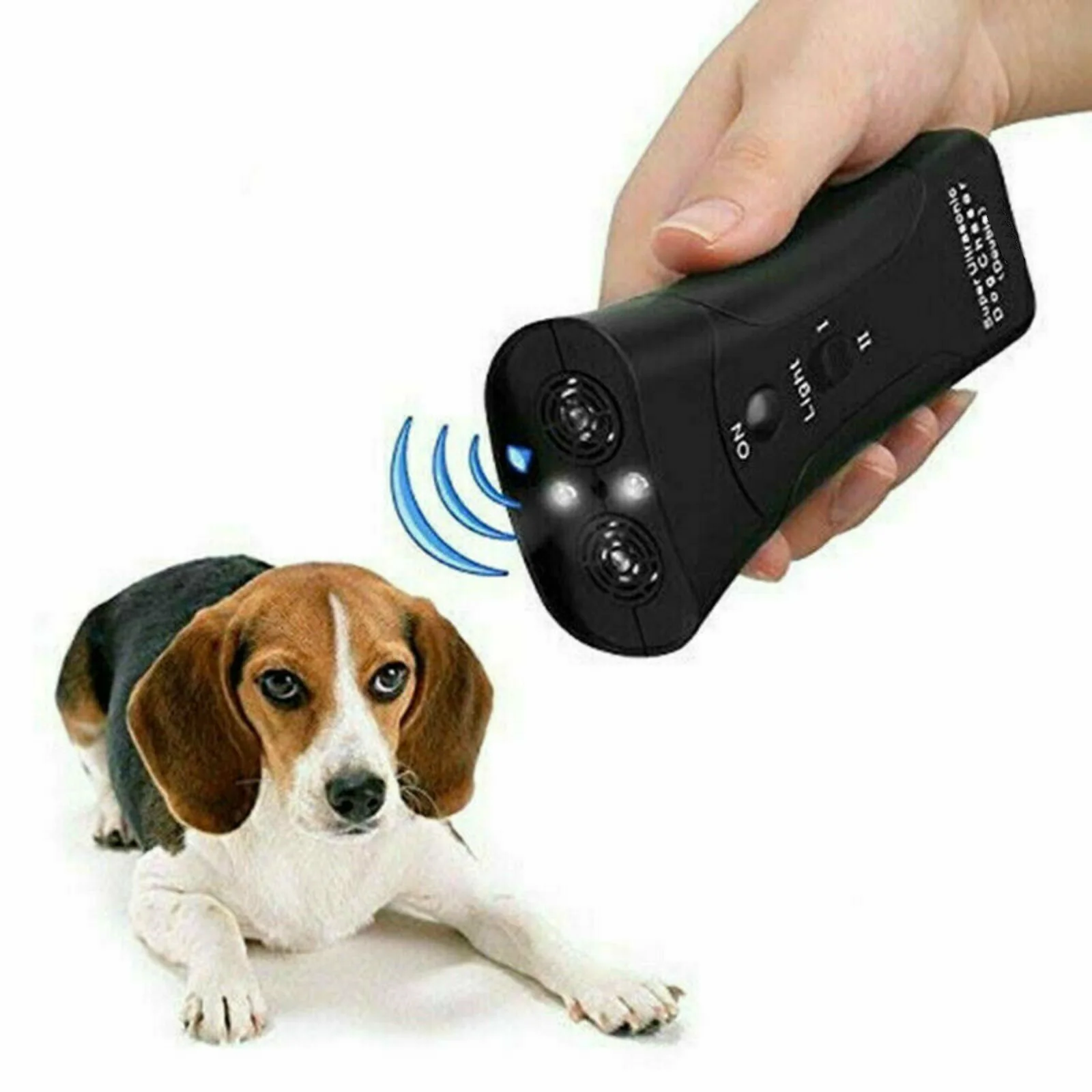 Pet Dog Repeller Anti Barking Stop Bark Training Device Trainer LED