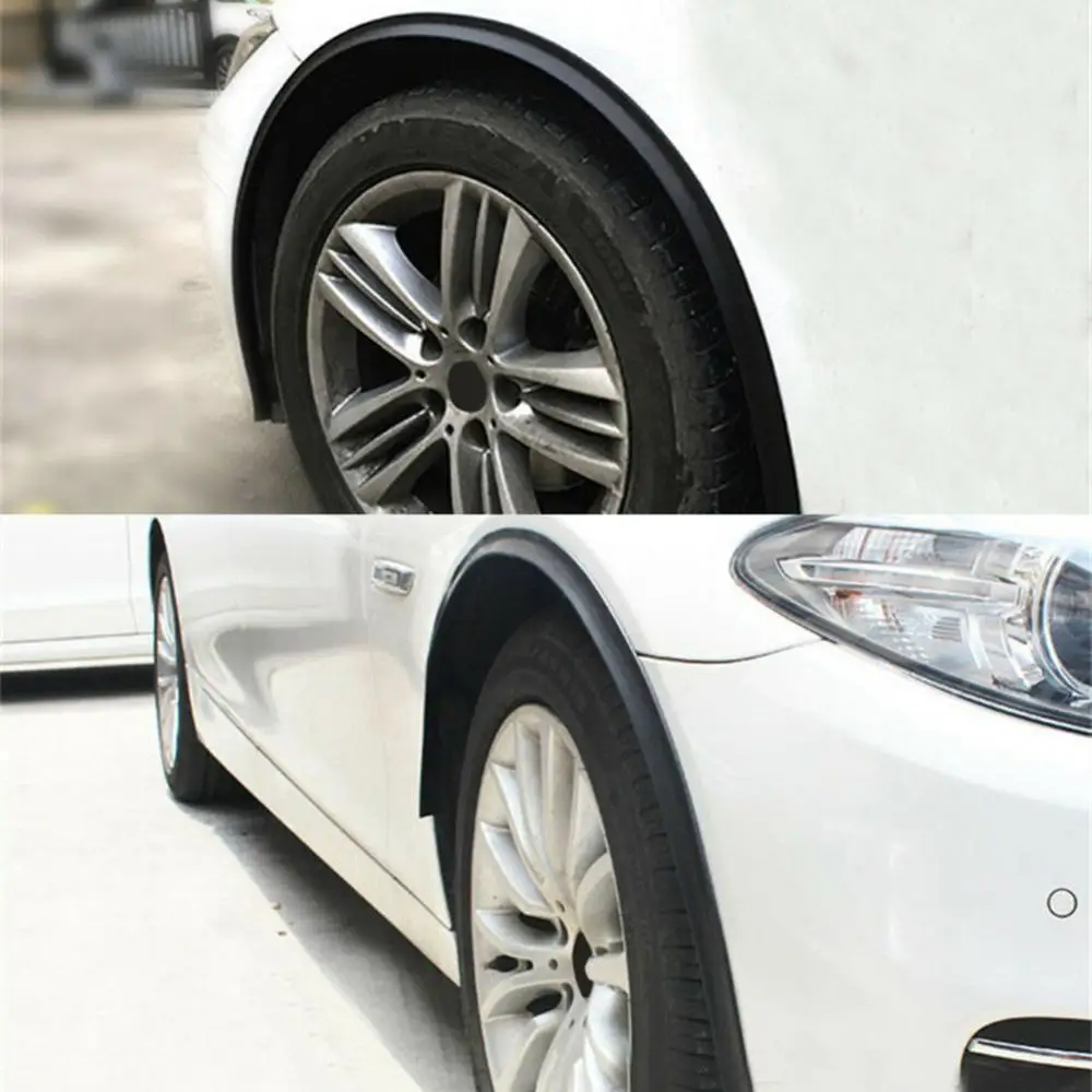 45% Hot Sales!!! 2Pcs 2cmx1.5m Universal Car Wheel Tire Eyebrow Fender Strip Protector Mudguard | Автомобили и мотоциклы