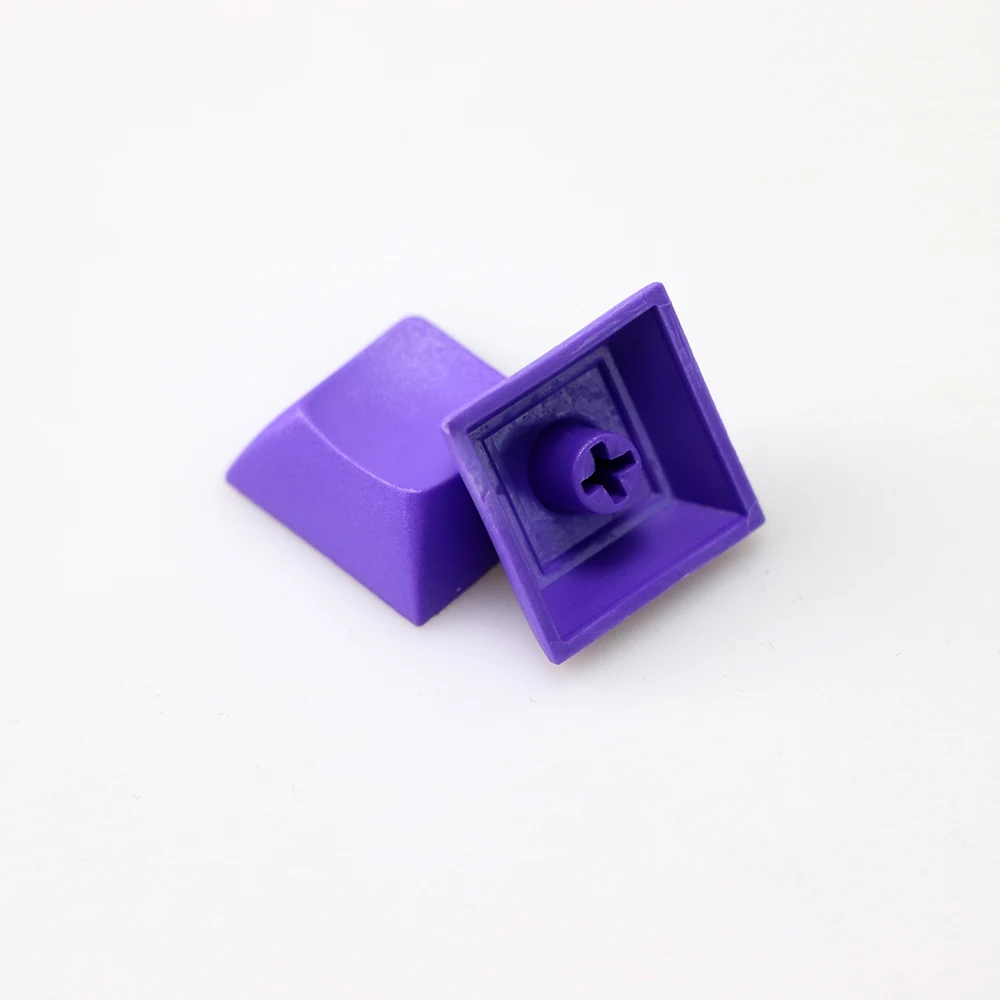 pbt Blind Point dsa Keycap 1u mixded color Black White Gray Purple keycaps for gaming mechanical keyboard - Цвет: Puple