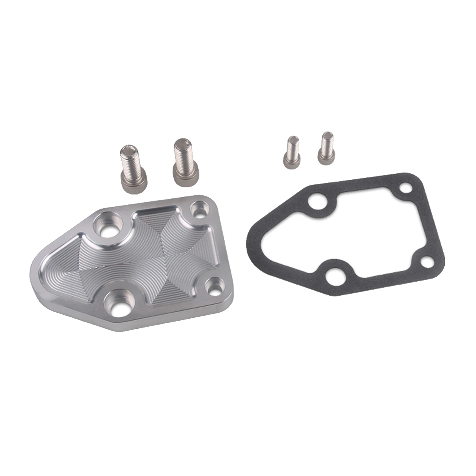 Aluminum Fuel Pump Mounting Plate Set Replace For Chevy 283 327 350 400