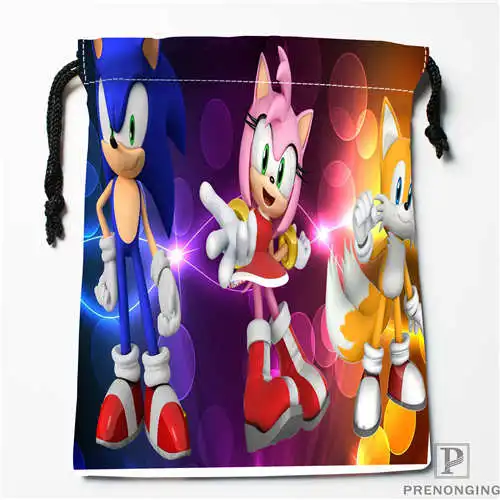 Bags Пользовательские печати sonic_the_hedge сумки для покупок на шнурках дорожный мешочек для хранения плавать Пешие прогулки игрушка сумка унисекс мульти Size18-12-31-106 - Цвет: Bags