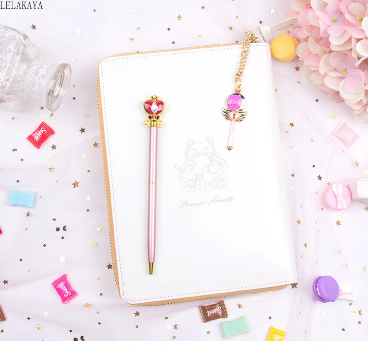 Sailor Moon sakura Action напечатанный рисунок чехол для книги из искусственной кожи милый