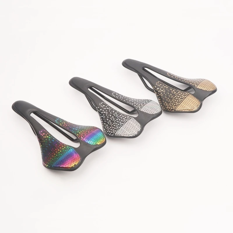 

Ultralight Reflective Carbon Saddle Bicycle Racing Seat MTB Road Bike Hollow Saddle Seat Cushion Cycling Accessories Parts