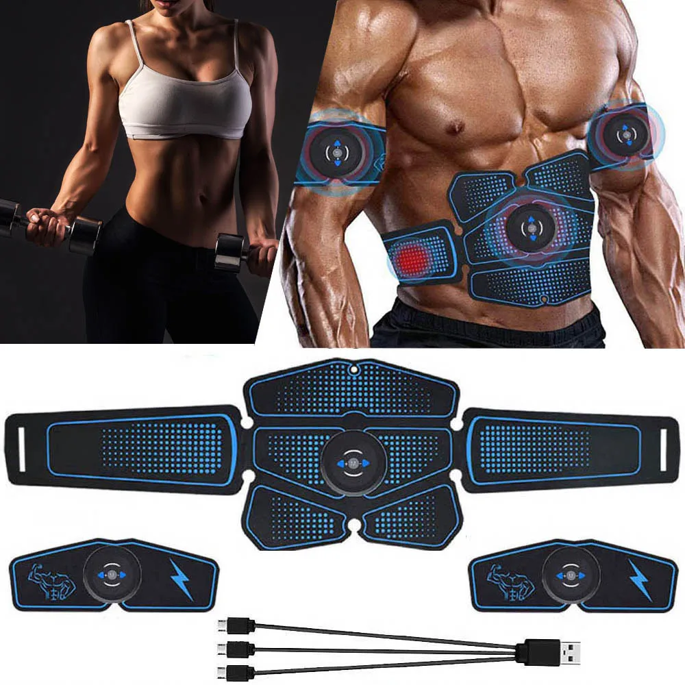 Training Muscle Trainer Exercise Bodybuilding Smart Massage Machine Wireless Workout Sport Press Fitness Equipment Home Gym