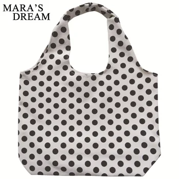

Mara's Dream 2020 New Solid Color Fashion Cute Polka Dot Elements Big Vest Style Shoulder Bag Shopping Women's Bag