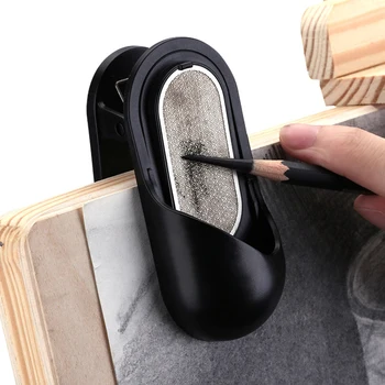 Preise Multi-funktion Papier Clip Bild Frühling Clip Bleistift Grinder Holzkohle Streifen Doppelseitige Schleifpapier Sander Für Kunst Zeichnung Skizze