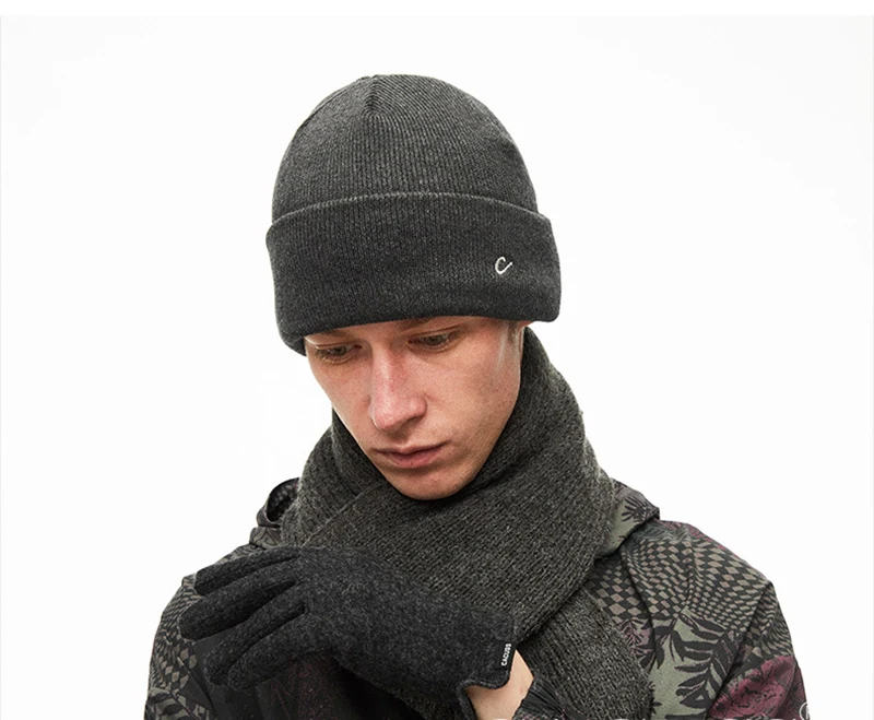 Мужская шапка, теплые зимние лыжные шапочки, хлопок, вязанные полями, флисовая подкладка, Лыжный спорт, для улицы, головной убор, аксессуар для мужчин, подростков