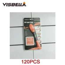 Visbella 120PCS/Carton 5 Second UV Curing Glue Pen Metal Wood Ceramic GlassJewelry Permanent Seals Repair Kit Hand Tool Set