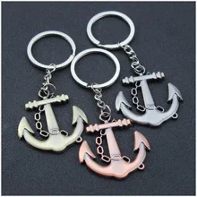 Импортные товары, аксессуары, креативный, металлическая цепочка для ключей, лодка с рулем, якорные брелоки для пар, крутой кулон