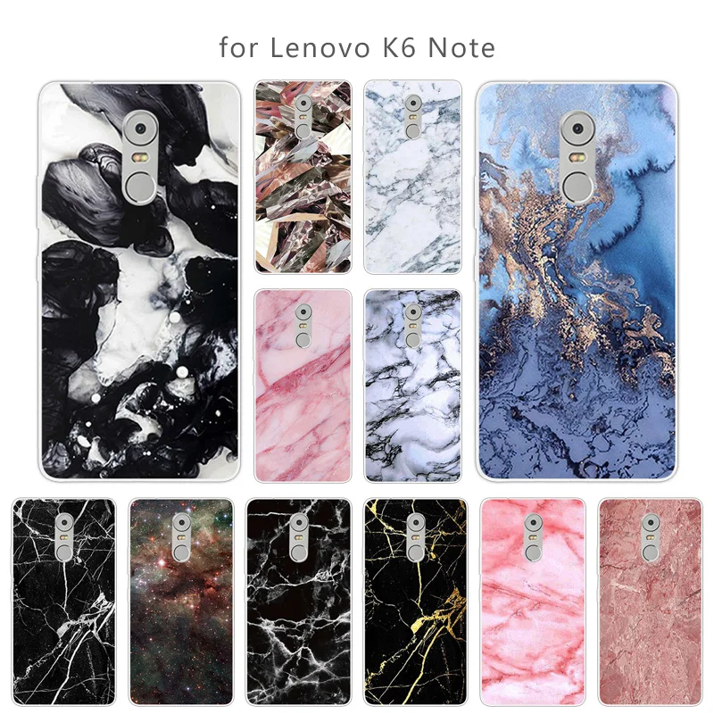 Ультратонкий чехол для телефона Lenovo K6 Note 5 дюйма модный окрашенный K53A48/K6 мягкий