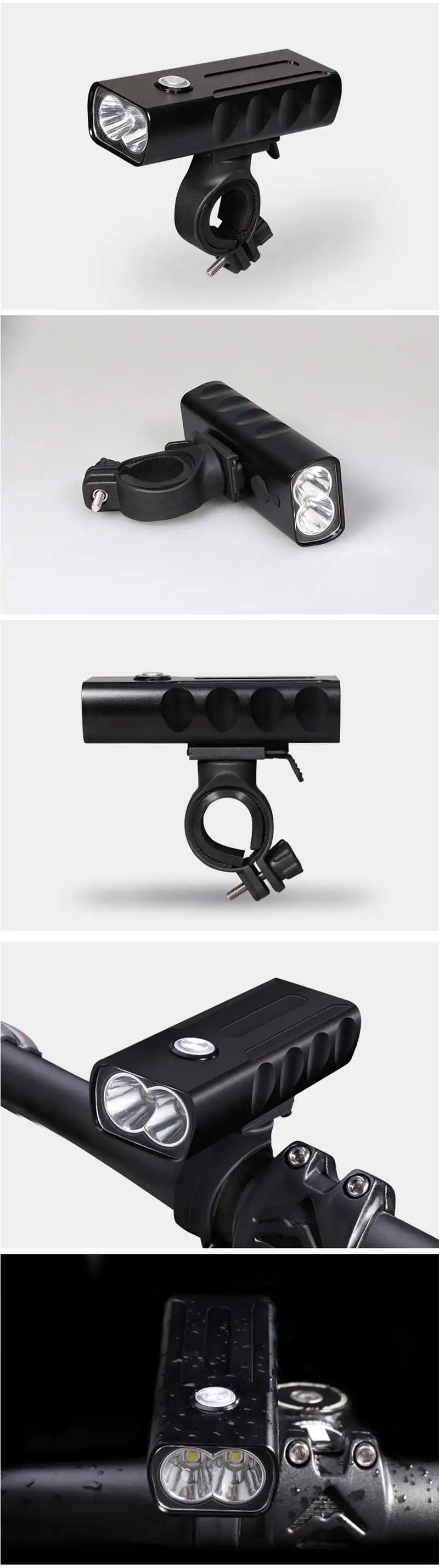 XANES DL17 T6 18650 Bike Light Headlight USB Electric Scooter Motorcycle E-bike Bicycle Camp Waterproof Lamp Lantern Spotlight