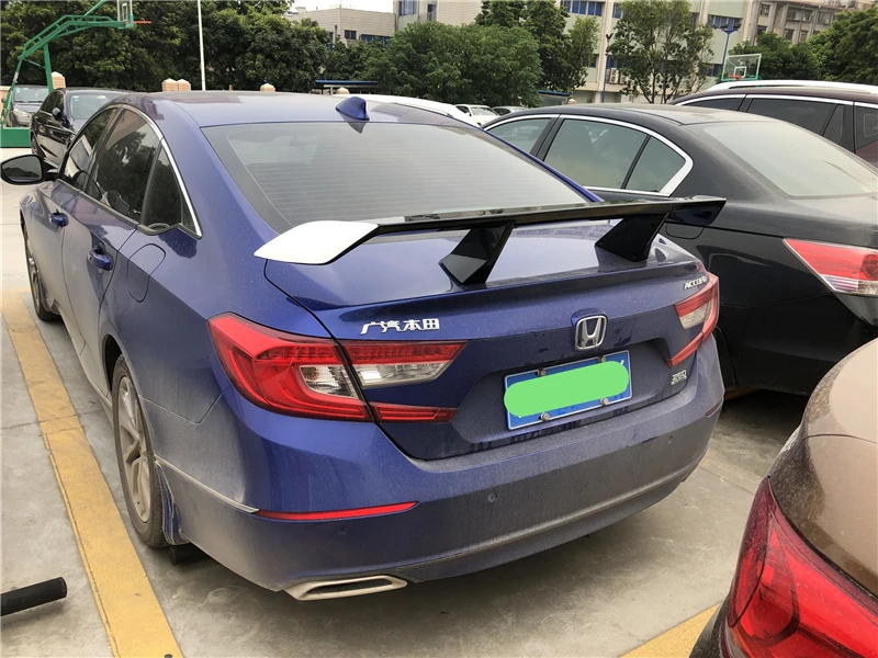 Использовать для honda спойлер для аccord год ABS пластик Материал заднее крыло EX стиль спортивные аксессуары