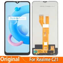 

ML1 2022 Original 6.5" For Realme C21 RMX3201 LCD Display Touch Screen Digitizer Assembly Replacement Parts