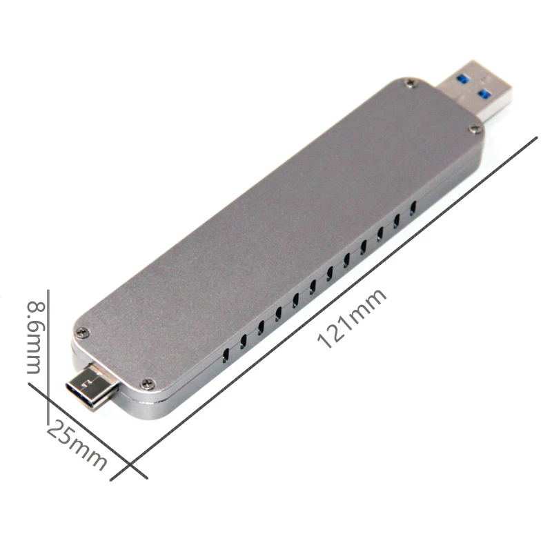 NVME SSD carcasa HDD carcasa Disco Duro carcasa USB C y TYPE-A a PCI-E NVME m2 SSD disco HDD caja a