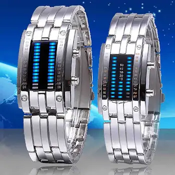 

LED Watch Couple Watch Men Luxury Alloy Date Digital Watch Women Bracelet Sport Watch reloj hombre relogio digital часы мужские