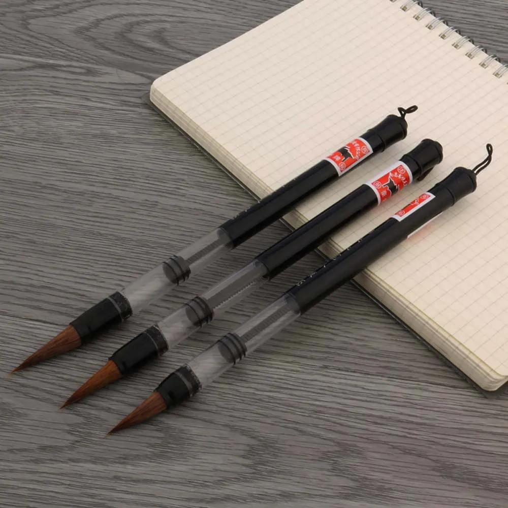 calligraphy 6Pc/Set Brush Pen water color School Student Office Gifts Stationery