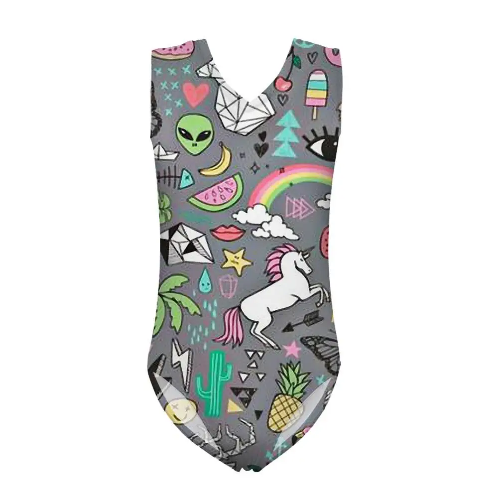 HYCOOL One Piece Swimsuits Kids Creative Colorful Tail Unicorn Rainbow Alien Print Teen Girl Bath Wear Children Swimming Suit HYCOOL One Piece Swimsuits Kids Creative Colorful Tail Unicorn Rainbow Alien Print Teen Girl Bath Wear Children Swimming Suit
