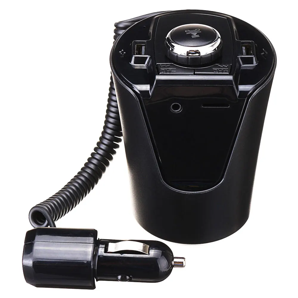 BX-6 чашка зарядное устройство чашка Bluetooth зарядное устройство AUX многофункциональное автомобильное зарядное устройство для авто
