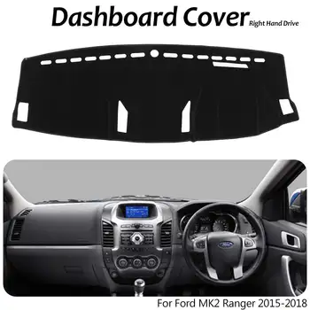 

Cars Right Hand Drive Dash Mat Dashboard Cover Dashmat Sun Shade Dash Mat Pad Fit For Ford MK2 Ranger 2015-2018