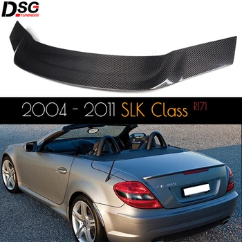 

2004 - 2011 SLK Class (R171) Genuine Carbon Fiber Rear Deck Lid Spoiler Wing Tail OEM Fitment High Gloss Finish