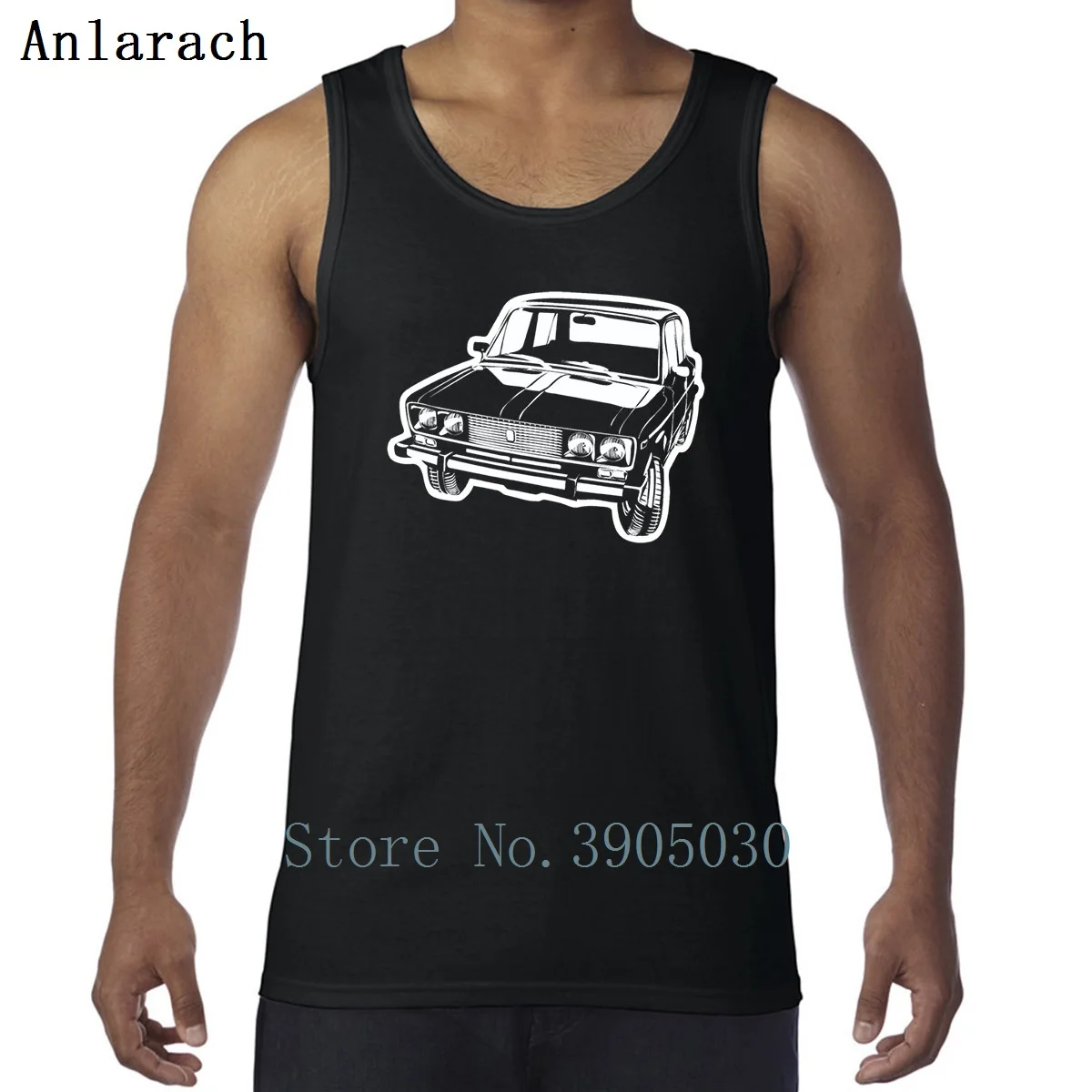 

Lada 2106 Illustration Russia Vests Basic Great Euro Size Summer Tank Top Men Leisure Design Clothing Singlet Graphic