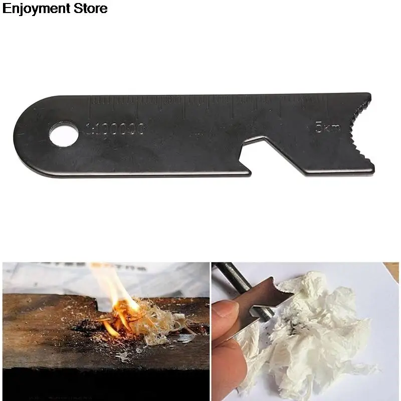NEW survival flint scraper square type outdoor tool camping hiking | Спорт и развлечения