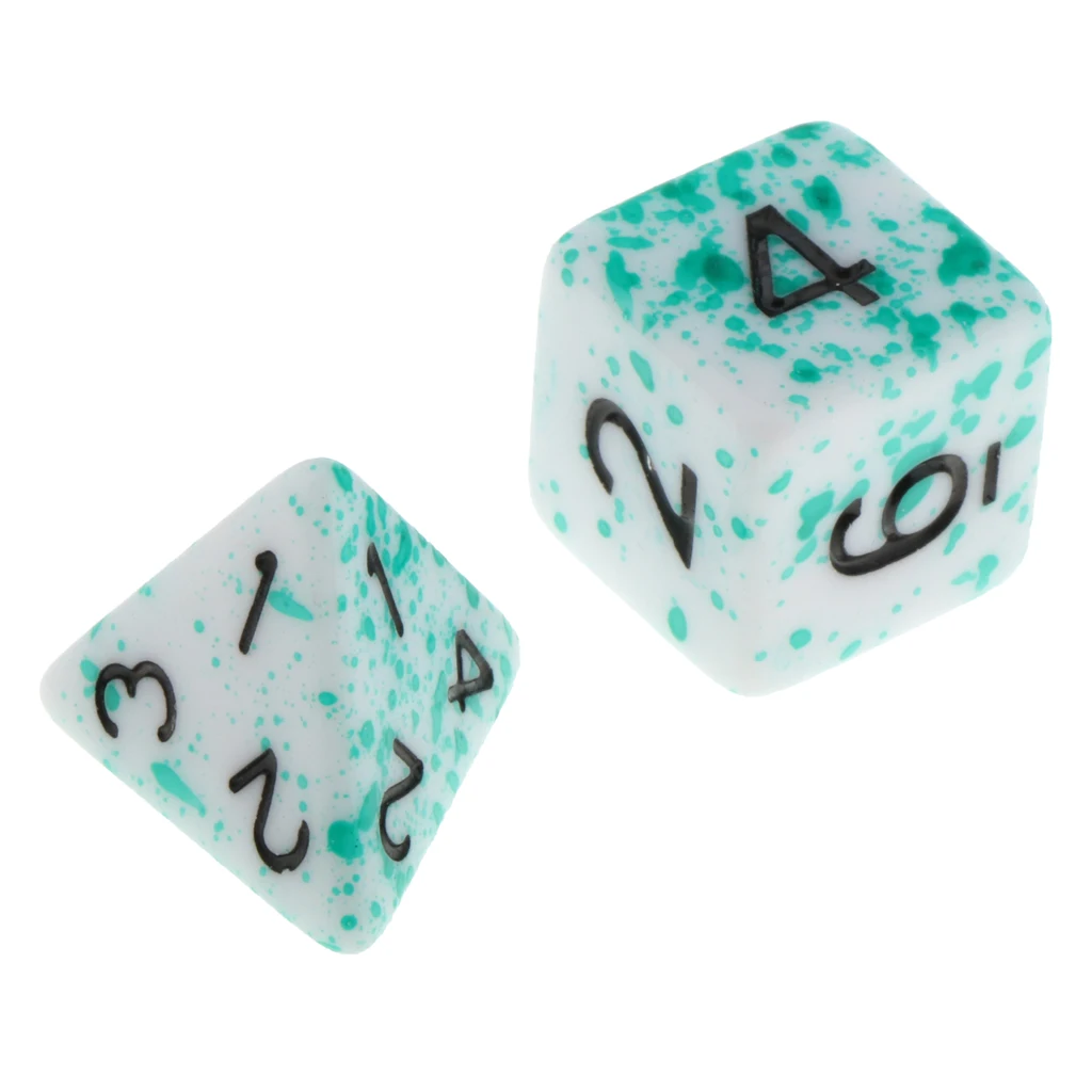 7Pc Multi-sided Dices Set D4-D20 MTG DND RPG Board Game Dice for D&D Roleplaying Party Casino Table Game Toy