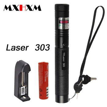 

New Laser303 532nm 5mw Green Light Laser Pen For Teacher Coach Saler Sand Table Point Long Distance Outdoor Hunting Survival